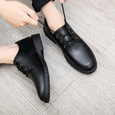 Μοντέρνα ανδρικά παπούτσια σε μαύρο χρώμα - δύο μοντέλα