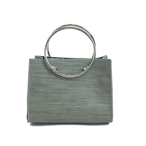 HIT Geanta de dama eleganta cu maner metalic scurt si lung in mai multe culori