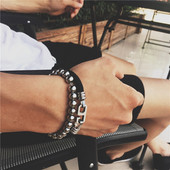 Férfi karkötő több árnyalatban