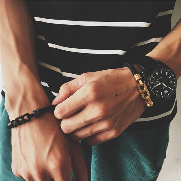 Férfi karkötő több árnyalatban