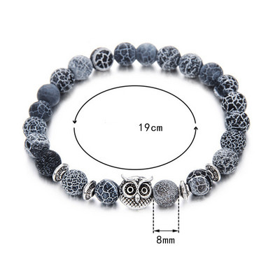 Ανδρικό βραχιόλι σε σκούρο χρώμα