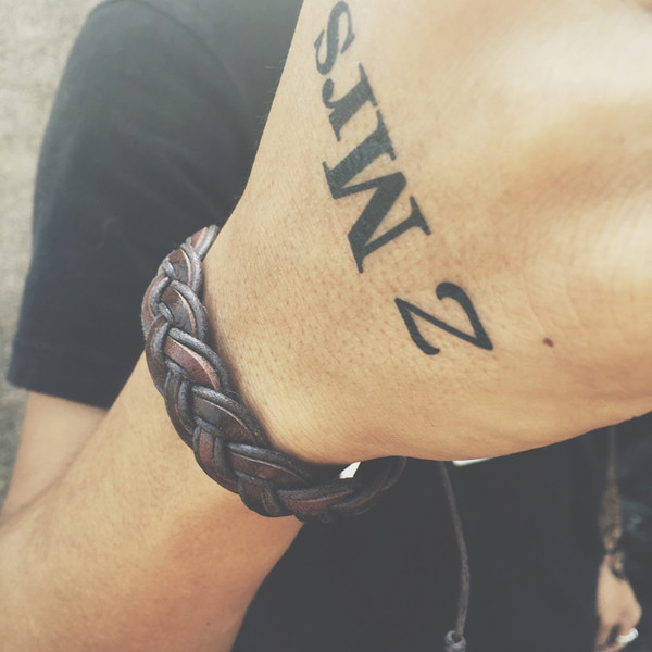 Brățară modernă din piele pentru bărbați