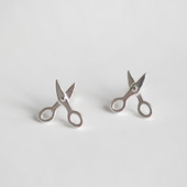 Olló formájú női fülbevaló