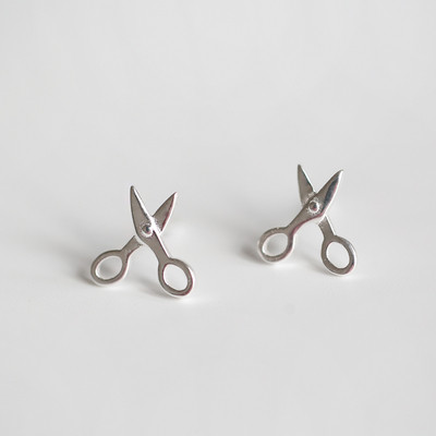 Olló formájú női fülbevaló