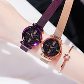 Μοντέρνο γυναικείο αδιάβροχο ρολόι σε δύο χρώματα