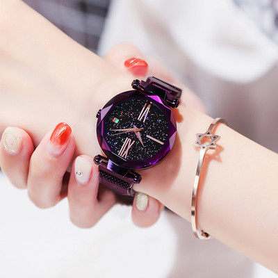 Μοντέρνο γυναικείο αδιάβροχο ρολόι σε δύο χρώματα