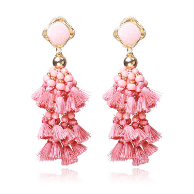 Μακριά γυναικεία σκουλαρίκια σε διάφορα χρώματα