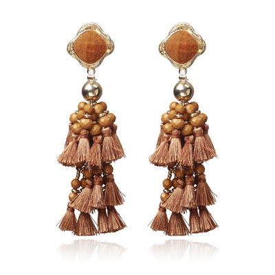 Μακριά γυναικεία σκουλαρίκια σε διάφορα χρώματα