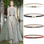 Stílusos női karcsú öv több színben