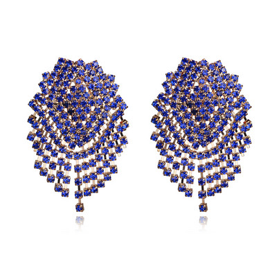 Κομψά γυναικεία σκουλαρίκια με πέτρες σε διαφορετικά χρώματα