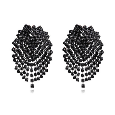 Κομψά γυναικεία σκουλαρίκια με πέτρες σε διαφορετικά χρώματα