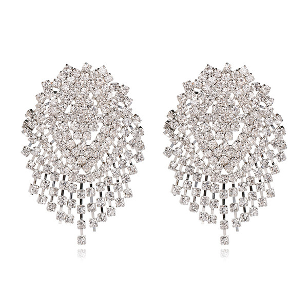 Κομψά γυναικεία σκουλαρίκια με πέτρες σε διαφορετικά χρώματα