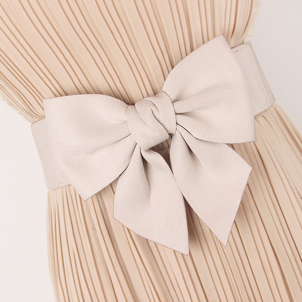 Σύγχρονη γυναικεία ελαστική ζώνη με κορδέλα σε διάφορα χρώματα