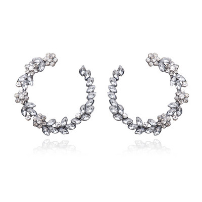 Cercei de dama moderni cu pietre in mai multe culori