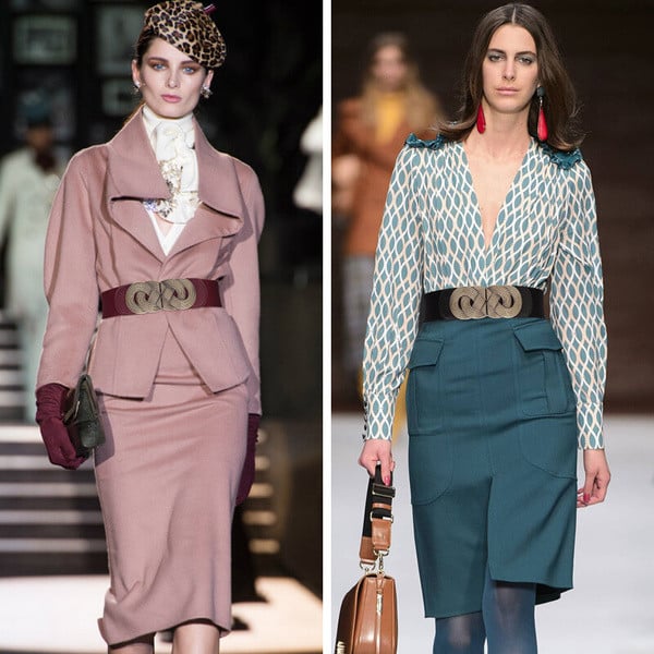 Cureaua de dama elastica cu catarama metalica in mai multe culori