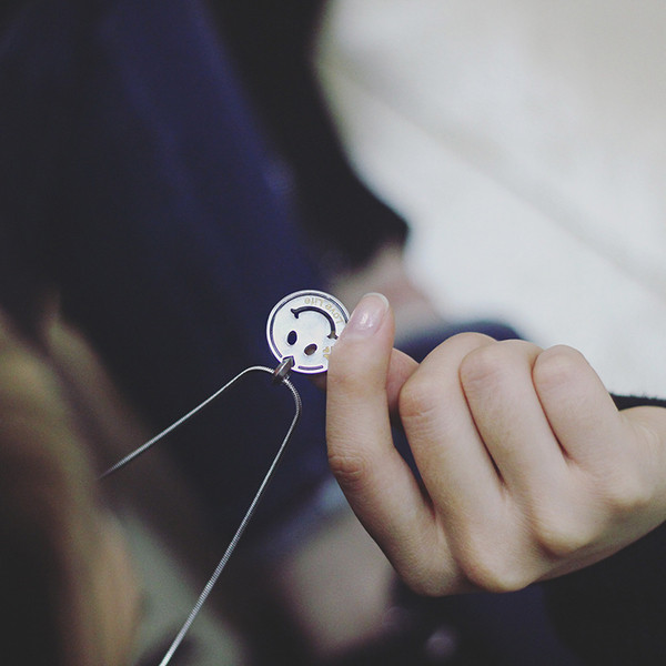 Férfi lánc medállal - Smile