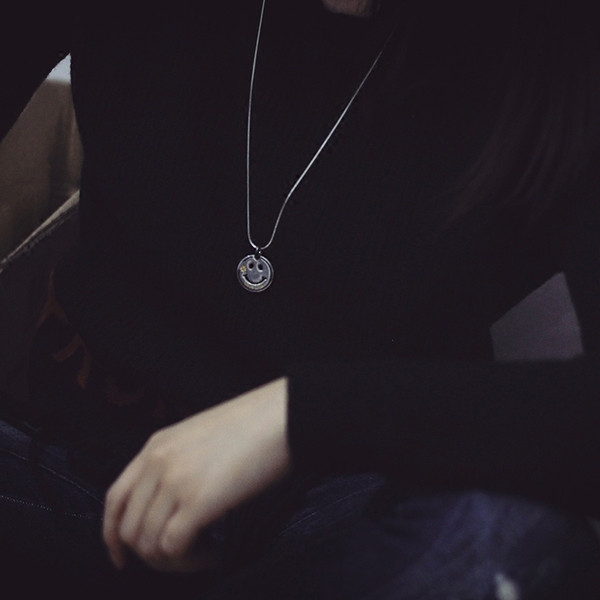 Férfi lánc medállal - Smile