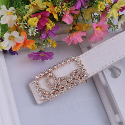 Modern női öv érdekes csattal több színben