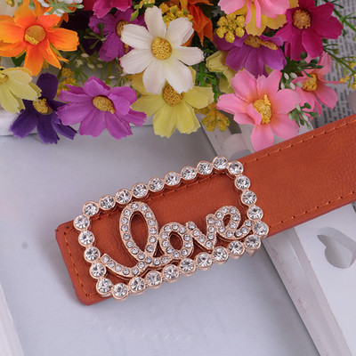 Modern női öv érdekes csattal több színben