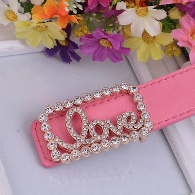 Modern női öv érdekes csattal több színben