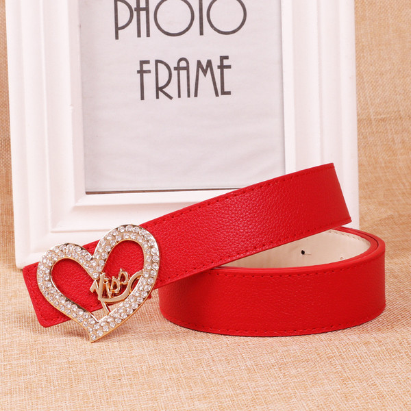 Modern női öv fém csattal több színben