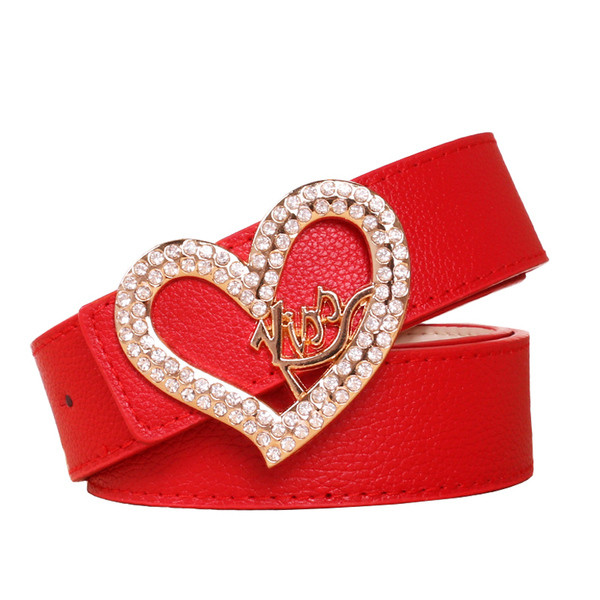 Modern női öv fém csattal több színben