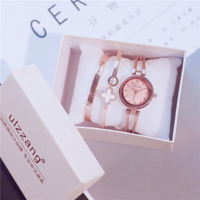 Women`s stylish watch in silver and gold color