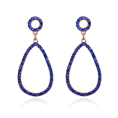 Απαλή μακρά γυναικεία σκουλαρίκια  με πέτρες σε διάφορα χρώματα