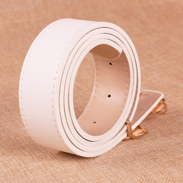 Cureaua de dama eleganta cu catarama metalica in mai multe culori