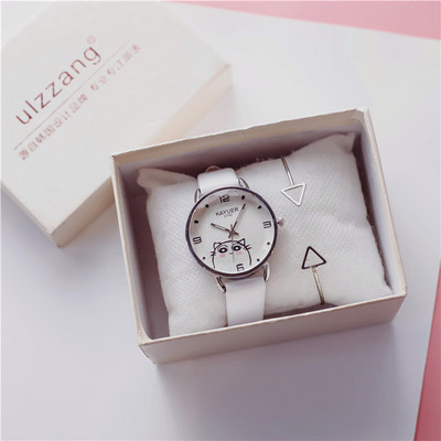 Modern női karóra három színben + karkötő