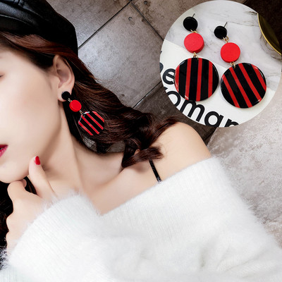 Γυναικεία σκουλαρίκια σε δύο χρώματα