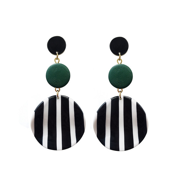 Γυναικεία σκουλαρίκια σε δύο χρώματα