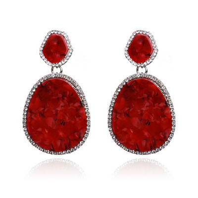 Cercei casual dama cu pietre in mai multe culori