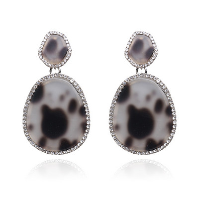 Cercei casual dama cu pietre in mai multe culori