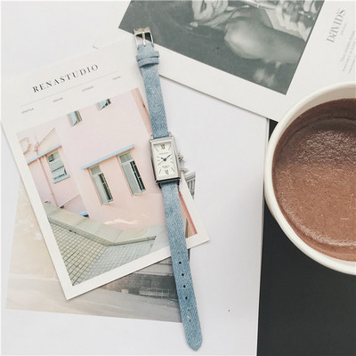 Női karóra téglalap alakú négy színben