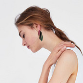 Modern női színes fülbevaló