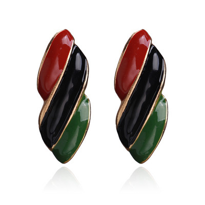 Modern női színes fülbevaló