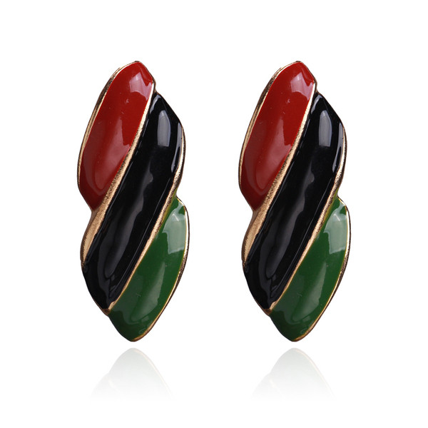 Modern női színes fülbevaló