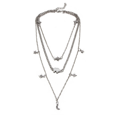 Modern női nyaklánc két színben