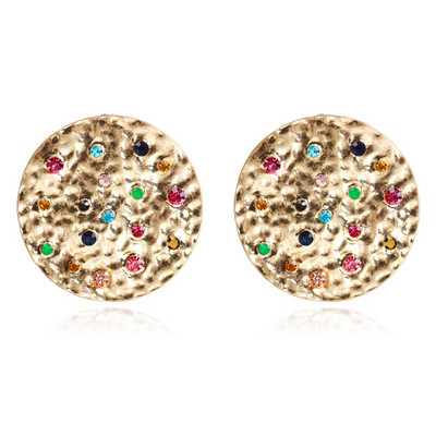 Cercei casual dama cu pietre colorate