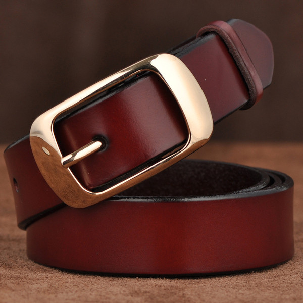 Női klasszikus műbőr öv több színben