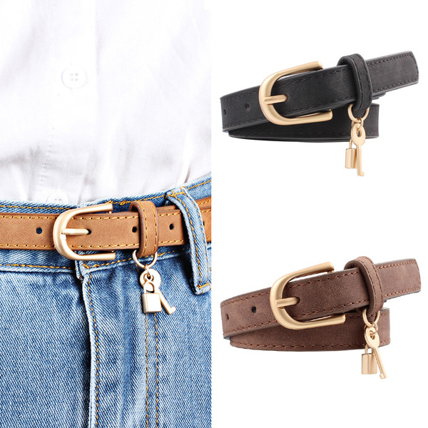 Modern női öv medál elemmel több színben