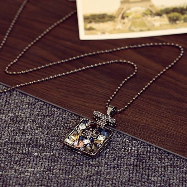 Modern női nyaklánc két árnyalatban