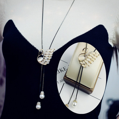 Női nyaklánc többféle modellben, színes kövekkel