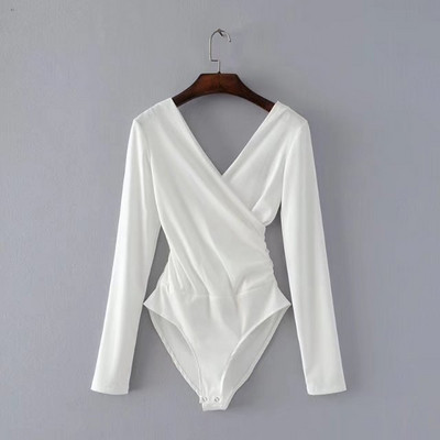 Άνετο γυναικείο κορμάκι  με μακριά μανίκια σε διαφορετικά χρώματα