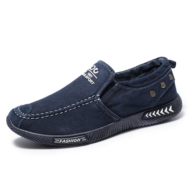 Mocasini casual barbatesti cu inscriptie in doua culori
