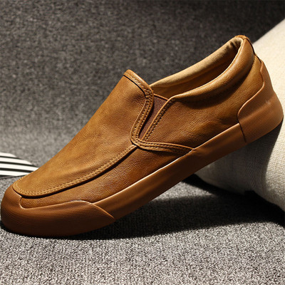 Κλασικά Ανδρικά μοκασίνια από οικολογικό δέρμα σε διάφορα χρώματα