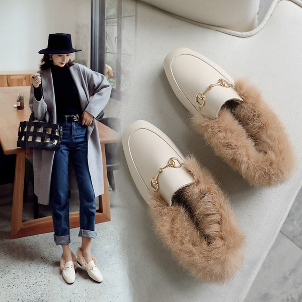 Modern női mokaszin puha béléssel