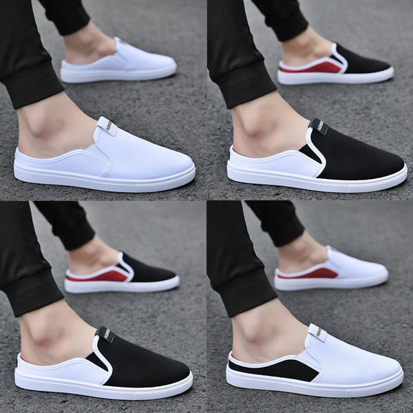 Modern férfi mokaszin három színnel