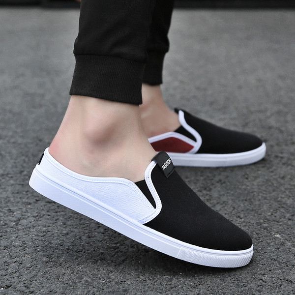 Modern férfi mokaszin három színnel